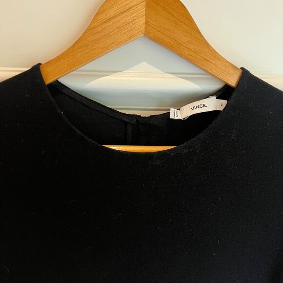 VINCE Black Midi Dress - Picture 2 of 6